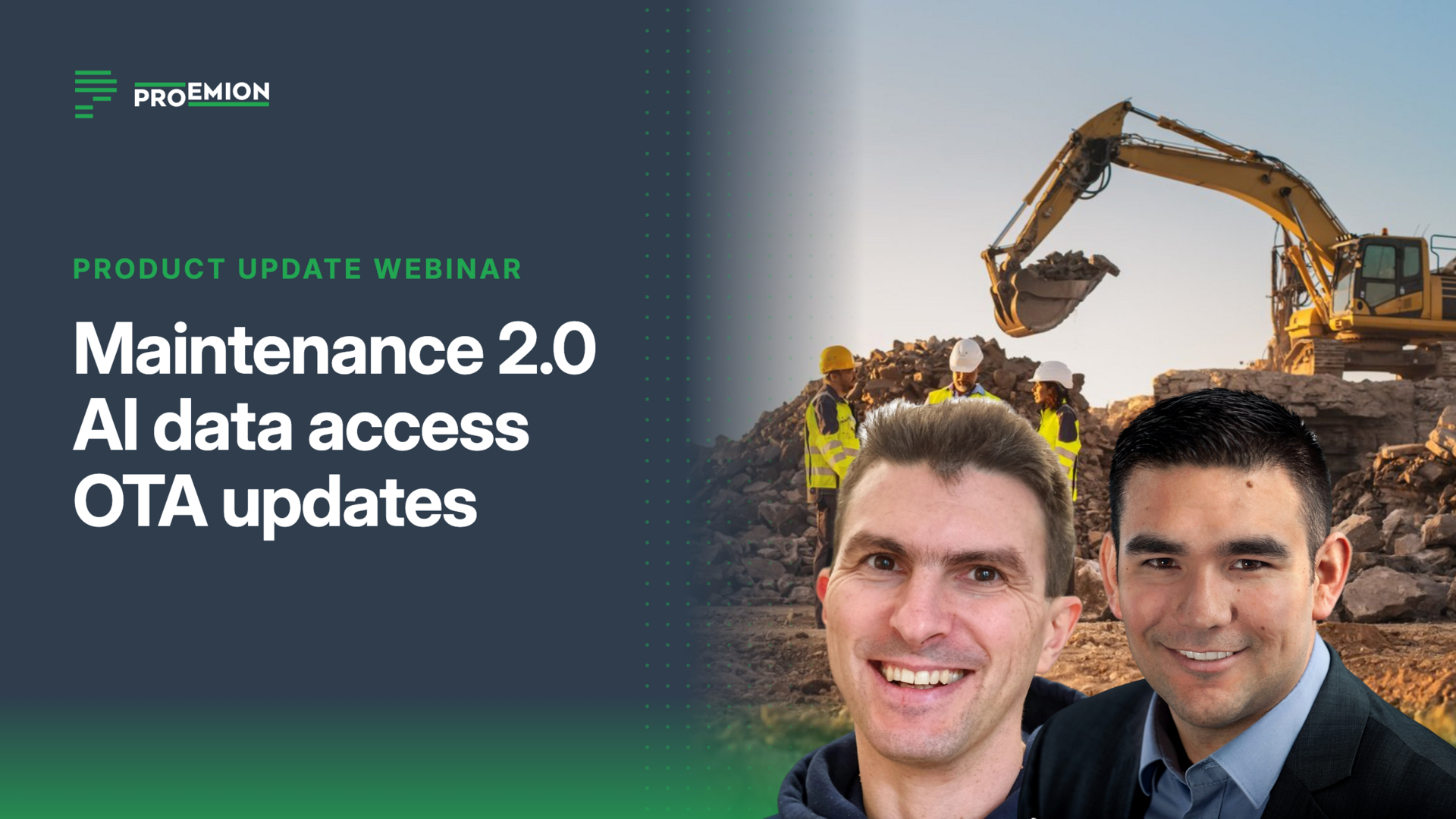 Proemion Product Update 2026: Maintenance 2.0, AI data access and fleet-wide ECU updates OTA